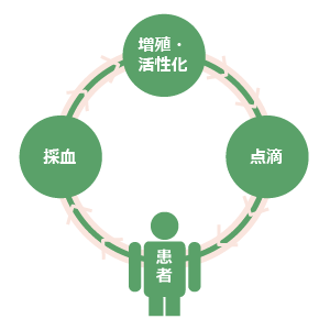 基本的な治療の流れ イメージ